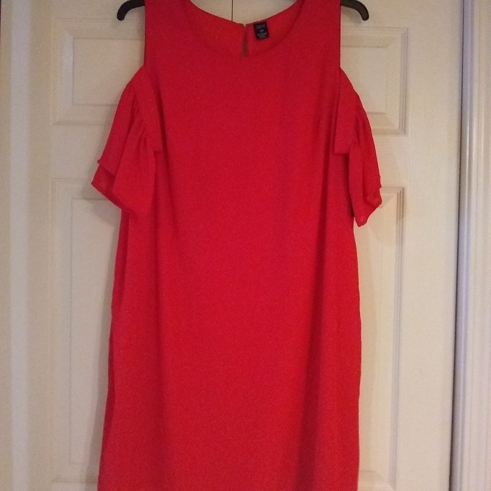 Open Shoulder Mini Dress